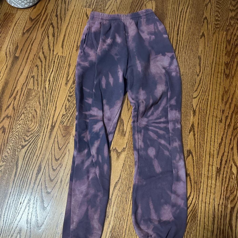 Purple the dye sweatpants